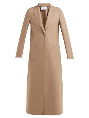 Single-breasted pressed wool coat | Harris Wharf London | MATCHESFASHION.COM UK