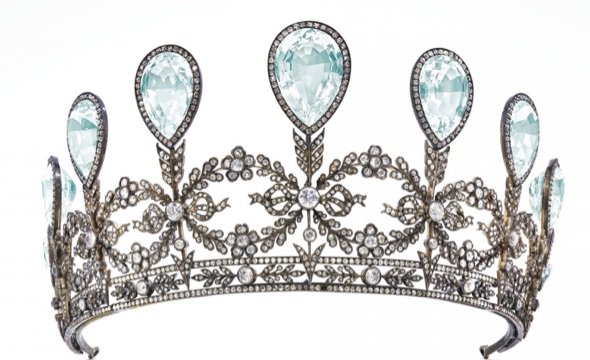 aquamarine tiara