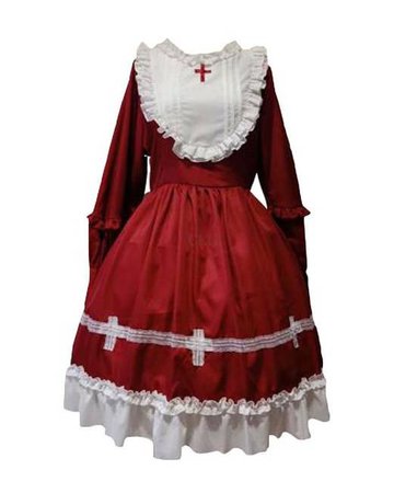 lolita red dress - Pesquisa Google