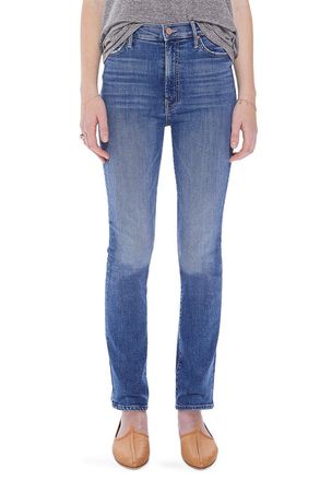 MOTHER The Swooner Rascal Hover High Waist Ankle Straight Leg Jeans | Nordstrom