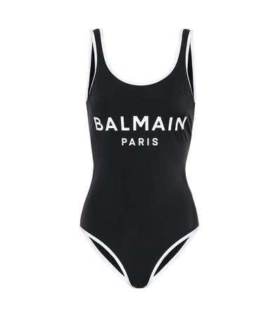 Balmain - Logo swimsuit | Mytheresa