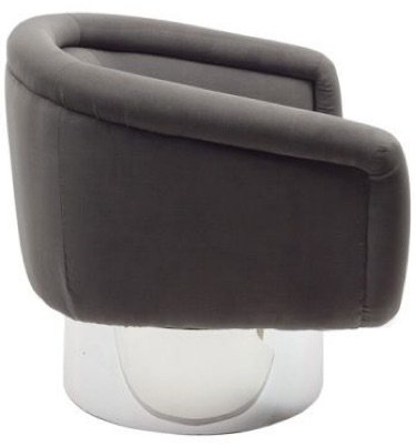 LEON ROSEN Grey Armchair