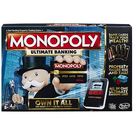 Amazon.com: Monopoly Ultimate Banking Board Game: Toys & Games