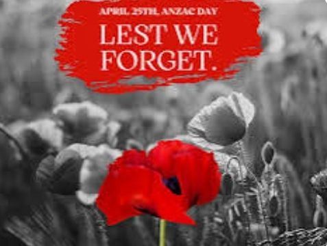 lest we forget Anzac day