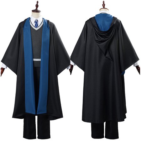 Ravenclaw Costume Cosplay Cloak School Uniform Outfits Halloween Carnival Costumes Ravenclaw Robe Adult|Movie & TV costumes| - AliExpress