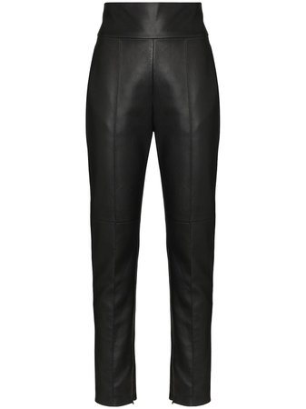 Alexandre Vauthier High Rise Fitted Trousers - Farfetch