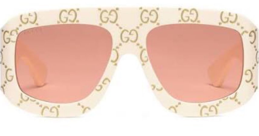 Gucci rectangular frame sunglasses GG