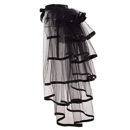 GRACEART Victorian Steampunk Tie-on Bustle Skirt Tutu Belt Lace Underskirt 105cm Length