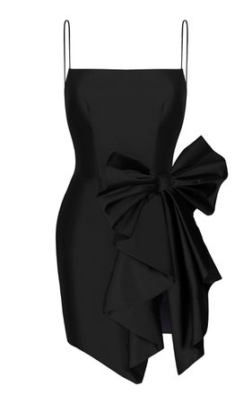 black bow dress