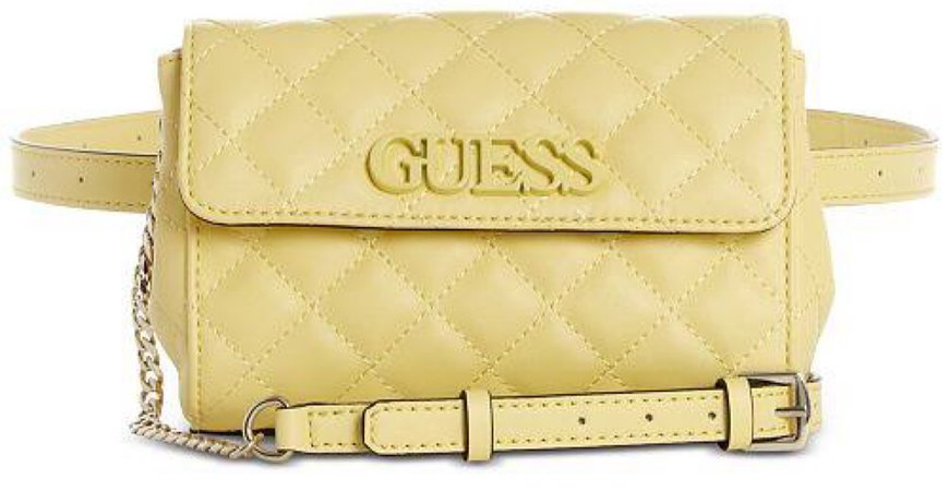 Yellow Guess Belt Bag