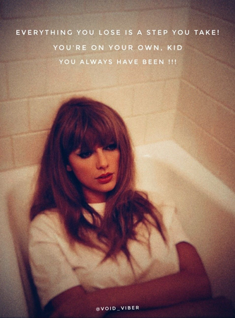 you’re on your own kid Taylor swift midnights