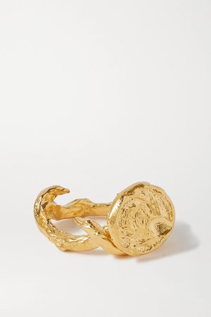 Gold The Wasteland gold-plated ring | Alighieri | NET-A-PORTER