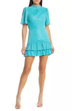 Saylor Fione Ruffle Cocktail Minidress | Nordstrom