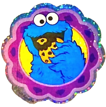 cookie monster sticker