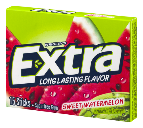 Wrigley's Extra Fruit Sensations Sweet Watermelon Sugarfree Gum | Hy-Vee Aisles Online Grocery Shopping
