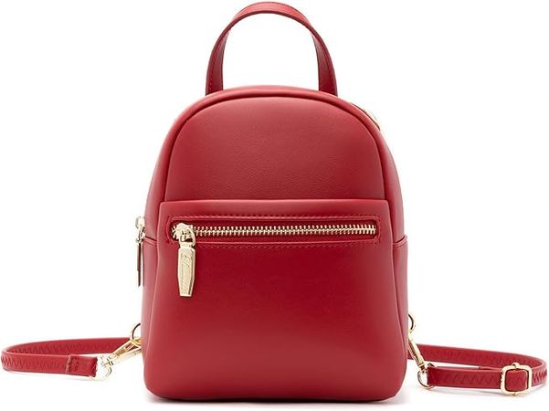 Amazon.com | Mini Backpack Purse for Girls Teenager Cute Leather Backpack Women Small Shoulder Bag Handbags Red | Kids' Backpacks