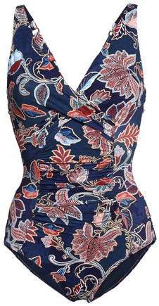 Kindred Ruched Printed Swimsuit