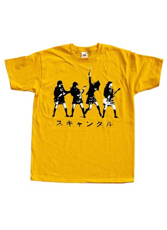 Scandal The Band Tee Shirt Japanese JRock