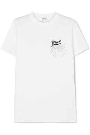 Loewe | Printed cotton-jersey T-shirt | NET-A-PORTER.COM
