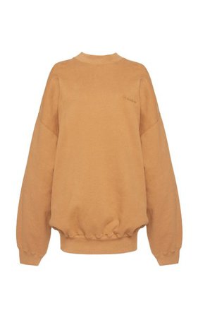 Oversized Organic Cotton Crewneck Sweatshirt By Balenciaga | Moda Operandi