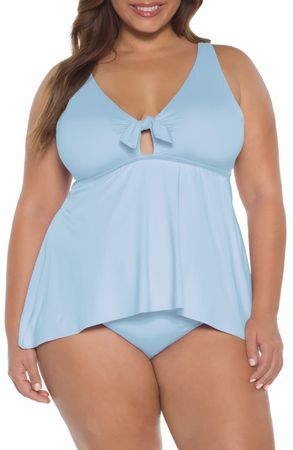 Becca Etc. Color Code One-Piece Swimsuit (Plus Size) | Nordstrom