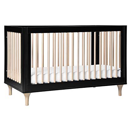 Amazon.com : Babyletto Lolly 3-in-1 Convertible Crib with Toddler Bed Conversion Kit, White/Natural : Baby