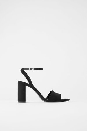 BLOCK HEEL SANDALS WITH ANKLE STRAP | ZARA United States