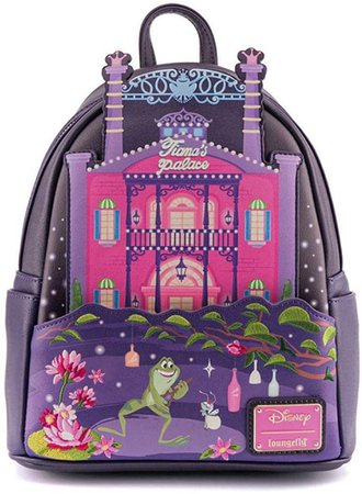 Amazon.com: Loungefly Disney Princess and the Frog Tiana's Place Womens Double Strap Shoulder Bag Purse : Clothing, Shoes & Jewelry
