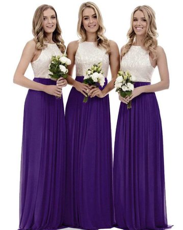 Violet Bridesmaids Dress