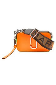 orange Marc Jacobs snapshot bag