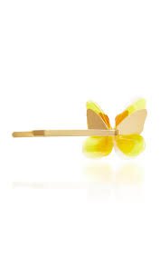 yellow butterfly clips