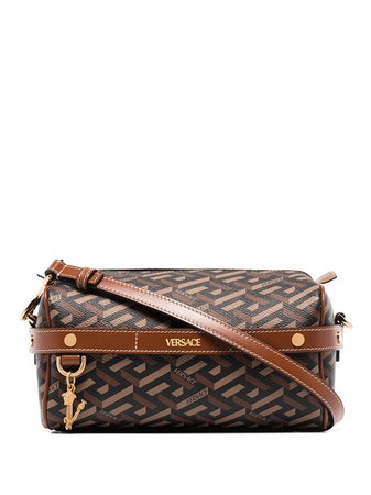 Versace Greca-pattern Crossbody Bag - Farfetch