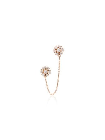 Dana Rebecca Designs Jennifer 14kt Rose Gold Diamond Earring - Farfetch