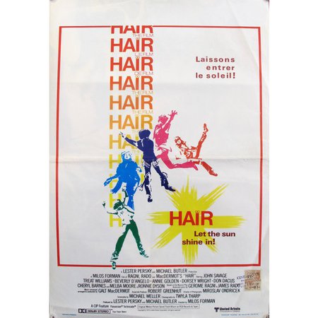1979 Original Movie Poster, Hair (Belgian Release) | Chairish
