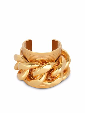Balmain Chunky chain-embellished Ring