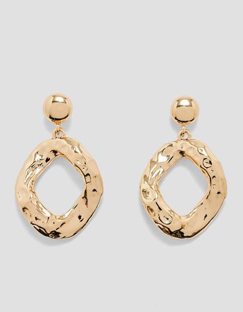 Metal link earrings - Jewellery | Stradivarius Ukraine