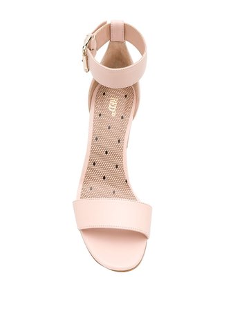 RedValentino ankle strap chunky heel 80mm sandals