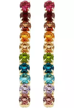 nordstrom rack ombre glass linear earrings pink - Google Search