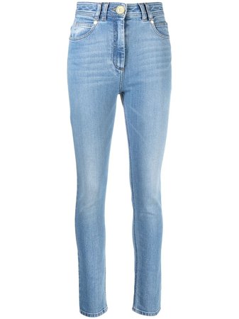 Balmain Calça Jeans Skinny Cintura Alta - Farfetch