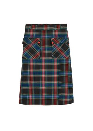 MANGO Scottish skirt
