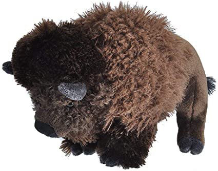 Amazon.com: Wild Republic Bison Plush, Stuffed Animal, Plush Toy, Gifts for Kids, Cuddlekins 12 Inches: Wild Republic: Toys & Games