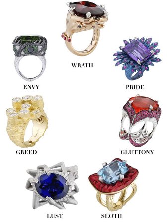 7 Deadly Sins: Rings