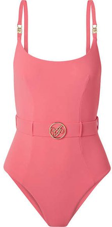 Laurella Belted Swimsuit - Pink