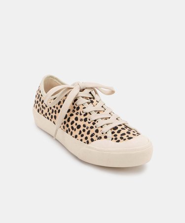BRYTON SNEAKERS IN LEOPARD CANVAS – Dolce Vita