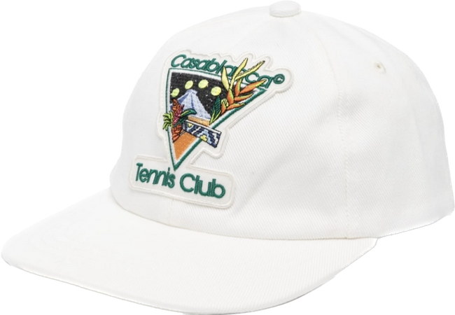 Casablanca Tennis Club Icon cotton cap