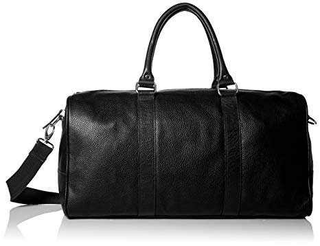 leather duffle bag black - Google Search