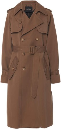 Marc Jacobs Wool-Cotton Trench Coat Size: XS