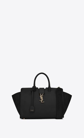 Saint Laurent ‎Downtown Small Cabas In Leather And Suede ‎ | YSL.com
