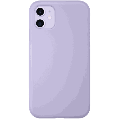 Coque antichoc en gel de silicone doux pour Apple iPhone 11, Violet Lilas | Apple iPhone 11 | The Kase