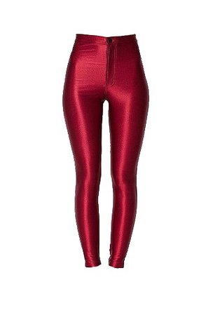Cranberry disco pants from American Apparel
